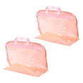 thumbnail image 1 of Uxcell Handbag Dust Bags, 2 Pack Clear Storage Organizer M Size Dustproof Handbag Cover Protector, Pink, 1 of 6