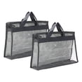 thumbnail image 1 of Uxcell Handbag Dust Bags, S Size Dustproof Transparent Purse Protector, Gray 2 Pack, 1 of 5