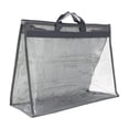 thumbnail image 1 of Uxcell Handbag Dust Bags, XL Size Dustproof Transparent Purse Protector, Gray, 1 of 5
