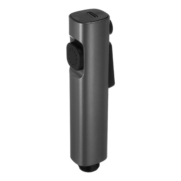 Uxcell Handheld Bidet Sprayer for Toilet, ABS Sprayer Kit Dual Spray Mode with Scraping Function and G1/2(0.79") Threaded for Kitchen Bathroom Cleaning, (Plating Dark Gray,Style 3)