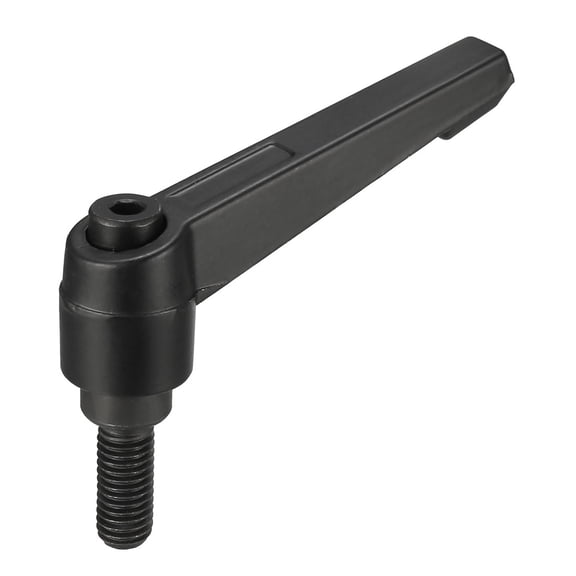Uxcell Handle Adjustable Clamping Lever Threaded Push Button Ratchet Male Threaded Stud M8x20mm