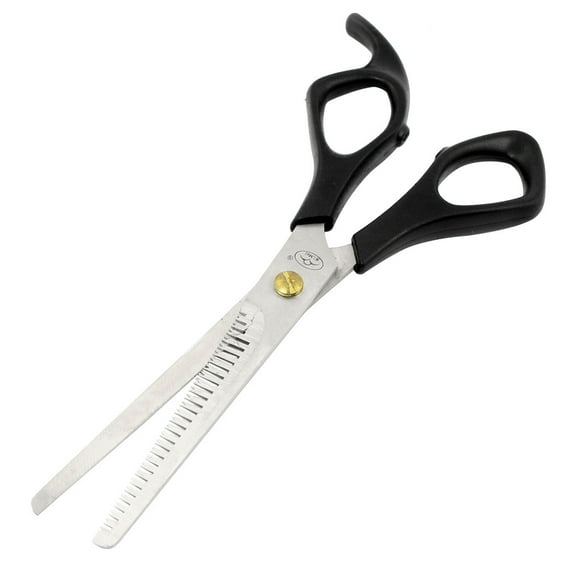 Uxcell Handle Makeup Tool Hair Cutting Thinning Shear Scissors 6.9" Black