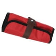 thumbnail image 1 of Uxcell Handmade 36 Slots Roll Up Pencil Case, Oxford Cloth Pencil Wrap Pouch Pen Holder Organizer Red, 1 of 5