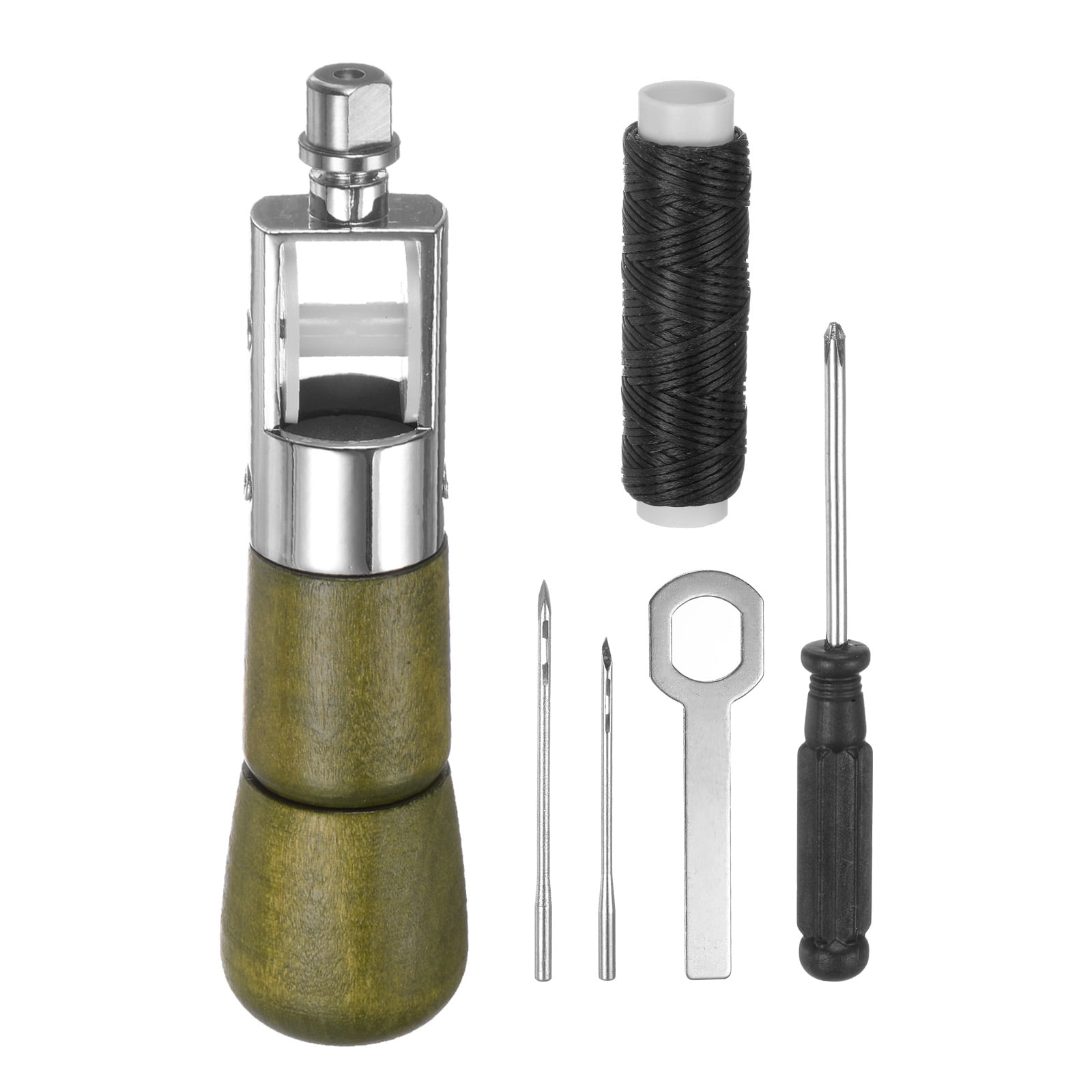 Uxcell Handwork Sewing Awl Set Stitching Leather Craft Stitch Awl Tool ...