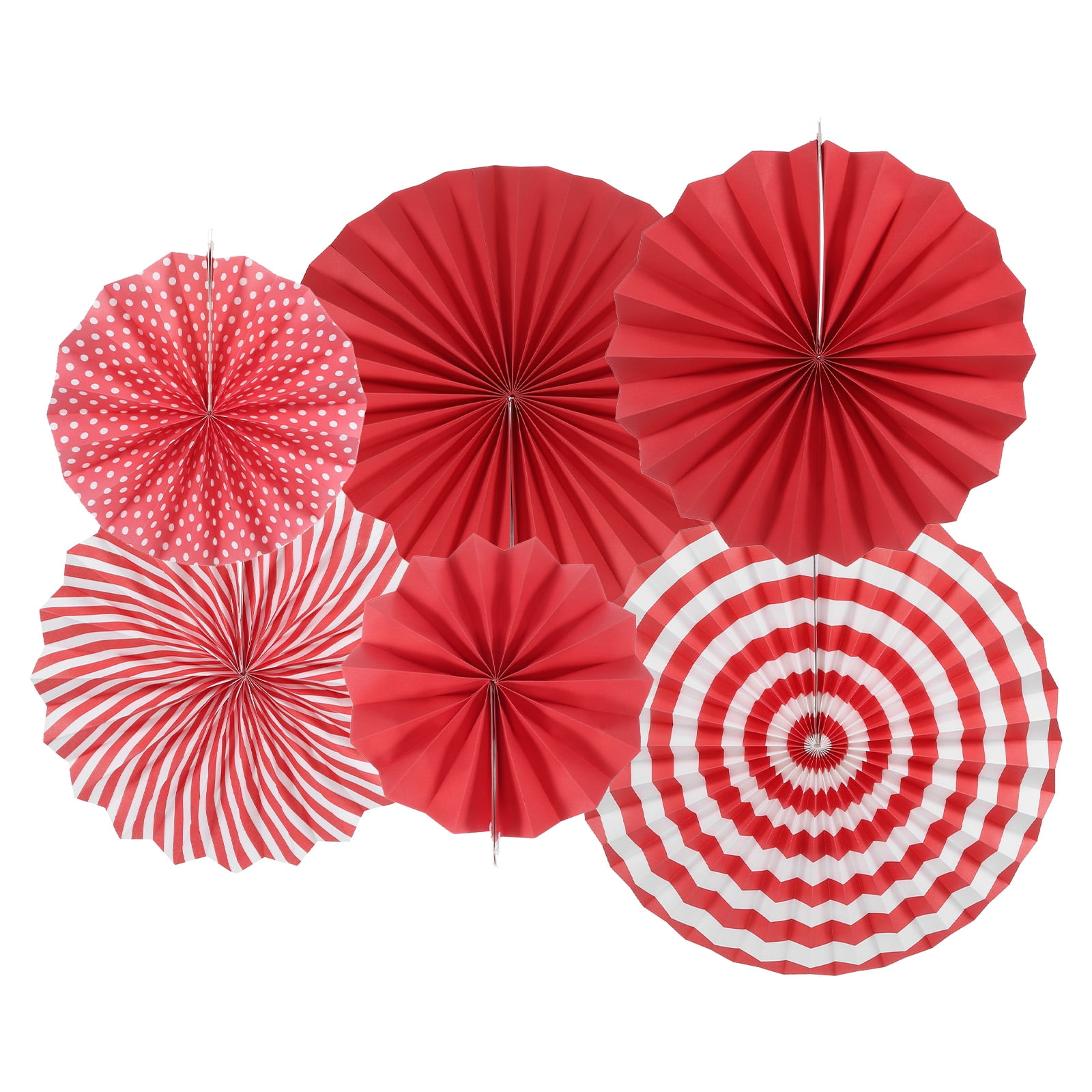 Red Paper Fans