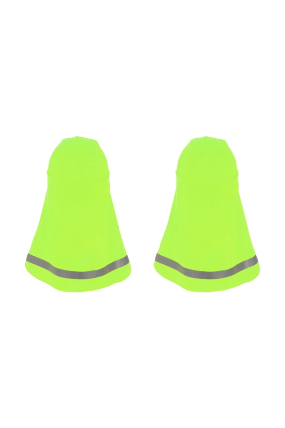 Hard Hat Sun Shade, 2 Pcs Hard Hat Liner Neck Shade Sun Protector, Fluorescent Green