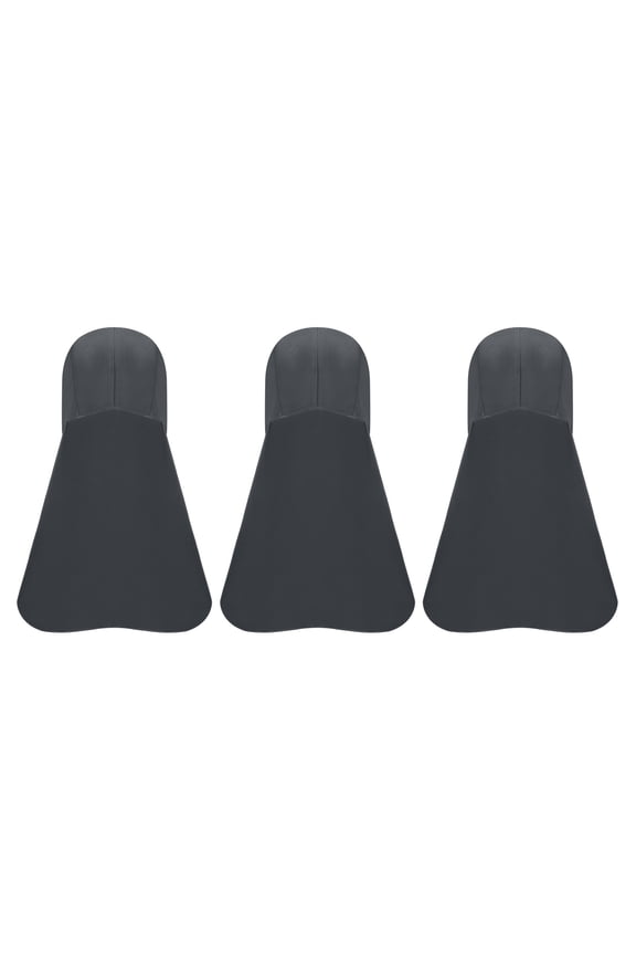 Hard Hat Sun Shade, 3 Pack Neck Shade Cooling Skull Cap for Riding, Dark Gray