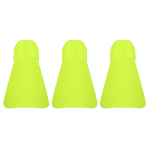 Uxcell Hard Hat Sun Shade, 3 Pack Neck Shade Cooling Skull Cap for Riding, Fluorescent Green