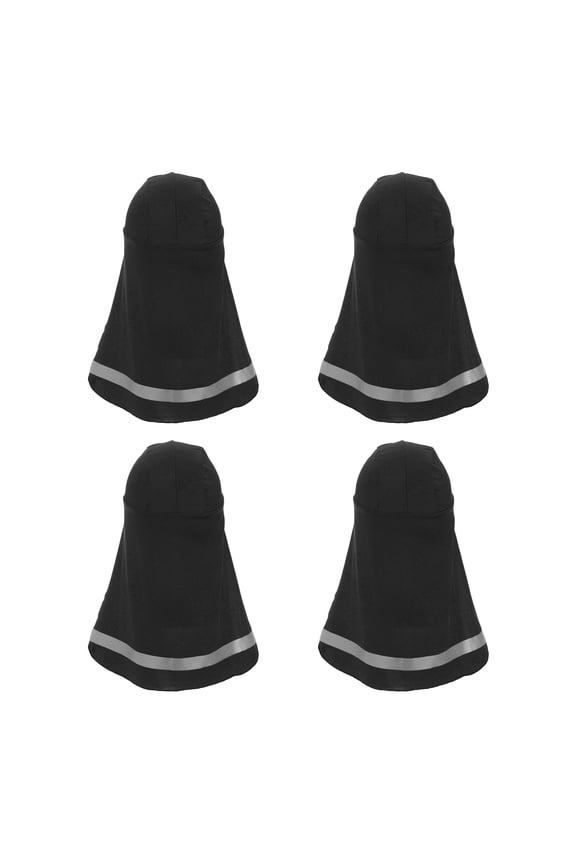 Hard Hat Sun Shade, 4 Pcs Hard Hat Liner Neck Shade Sun Protector, Black