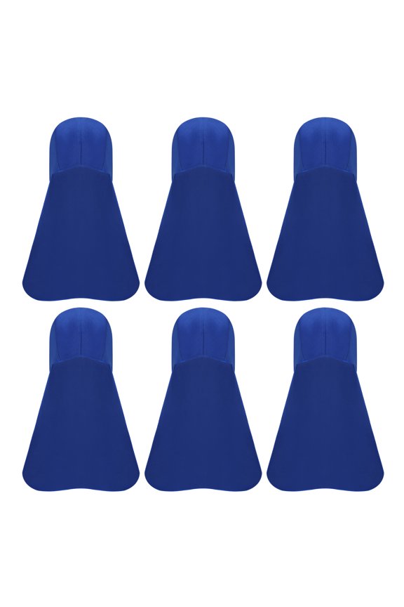 Hard Hat Sun Shade, 6 Pack Neck Shade Cooling Skull Cap for Riding, Blue