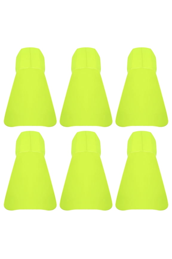 Hard Hat Sun Shade, 6 Pack Neck Shade Cooling Skull Cap for Riding, Fluorescent Green