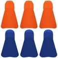 thumbnail image 1 of Uxcell Hard Hat Sun Shade, 6 Pack Neck Shade Cooling Skull Cap for Riding, Orange Blue, 1 of 6