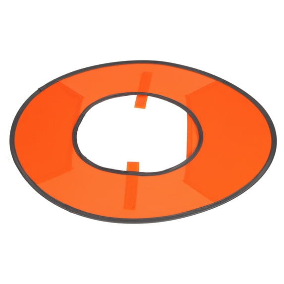 Uxcell Hard Hat Sun Shade, Sun Shield Hard Hat Full Brim Attachment, Orange