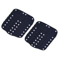 thumbnail image 1 of Uxcell Hard Hat Sweatband Cotton Hard Hat Liner Snap Button Helmet Forehead Sweating Pads Dark Blue 12 Pack, 1 of 6