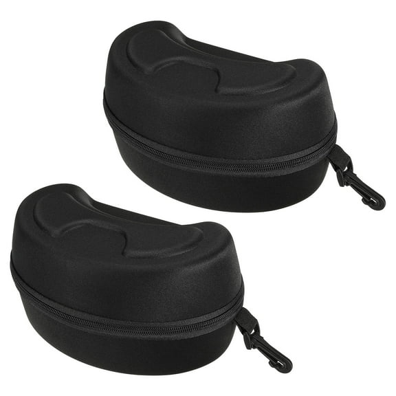 Uxcell Hard Ski Goggle Case, 2 Pack EVA Sports Glasses Case, 8.27" x 4.72" x 4.33"