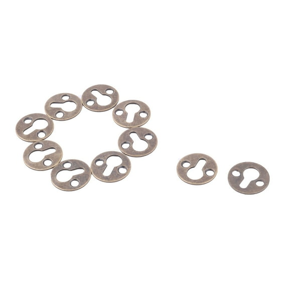 Uxcell Hardware 1" Dia Metal Photo Frame Hidden Hook, 10 Pack