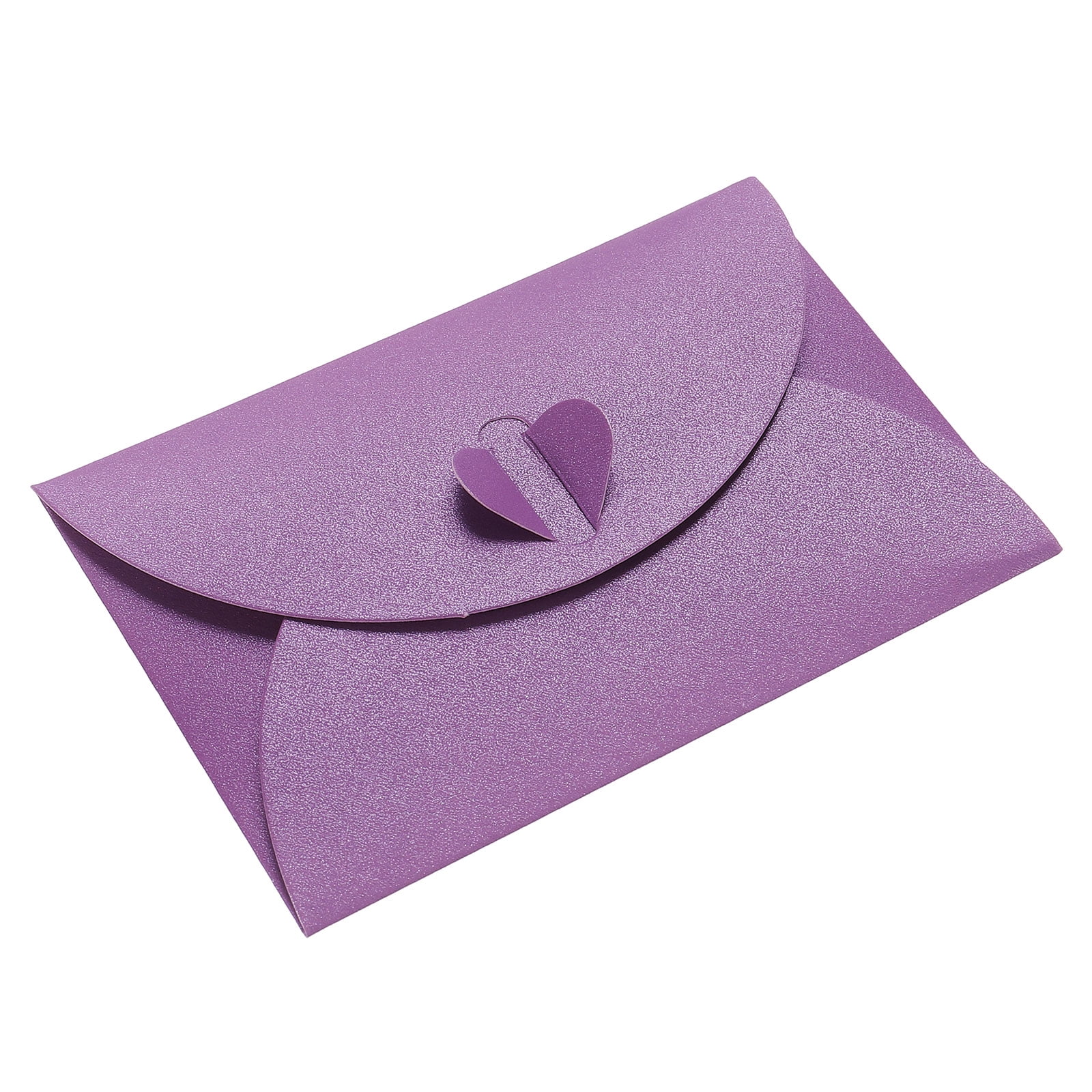 Uxcell Heart Clasp Tiny Items Storage Card Holder Mini Envelopes ...
