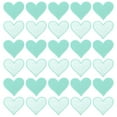 thumbnail image 1 of Uxcell 30 Pcs Heart Shaped Iron on Patches Embroidered Sew Patches Appliques for Clothing Repair Blue 2.76"x2.68", 1 of 6