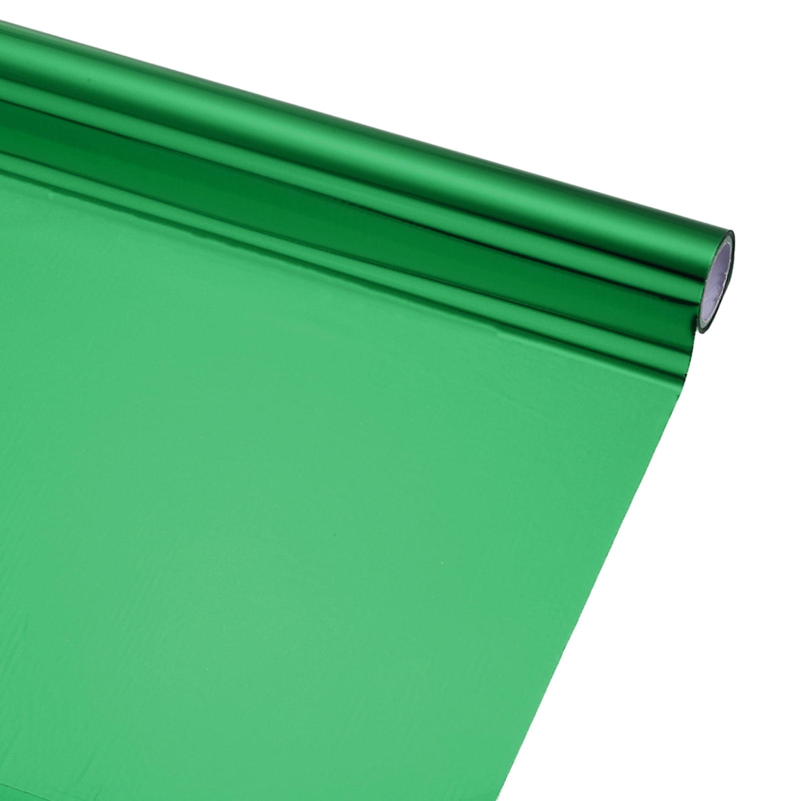 Uxcell Heat Foil Transfer Paper Roll, 12.6 in x 32.8 ft Heat Activated Foil Sheets Toner Reactive Laminator Laser Printer Hot Stamping Sheet for DIY Card Scrapbooking, Dark Green