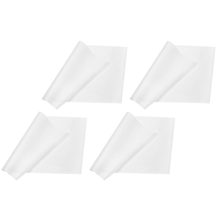 Uxcell Heat Press Transfer Sheet 4pcs, 15.75 x 11.81 Heat Transfer Paper  Reusable Heat Resistant Craft Mat, White
