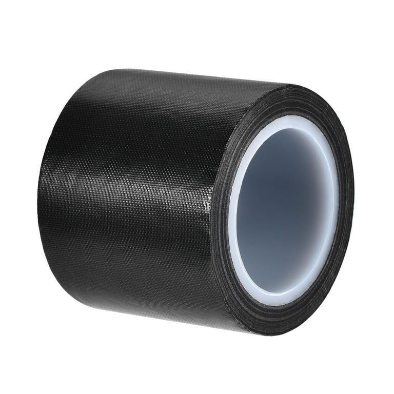 Uxcell Heat Resistant Tape High Temperature Heat Transfer Tape PTFE Film  Adhesive Tape 1.97 Width 33ft Length Black