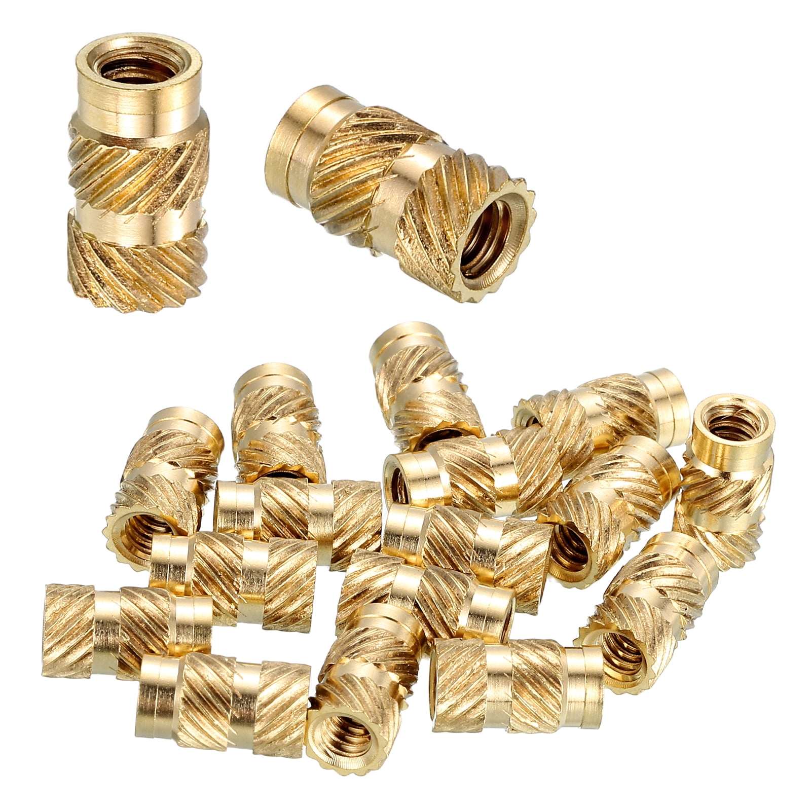 Uxcell Heat Set Threaded Inserts, 15 Pcs #6-32 x 3/8
