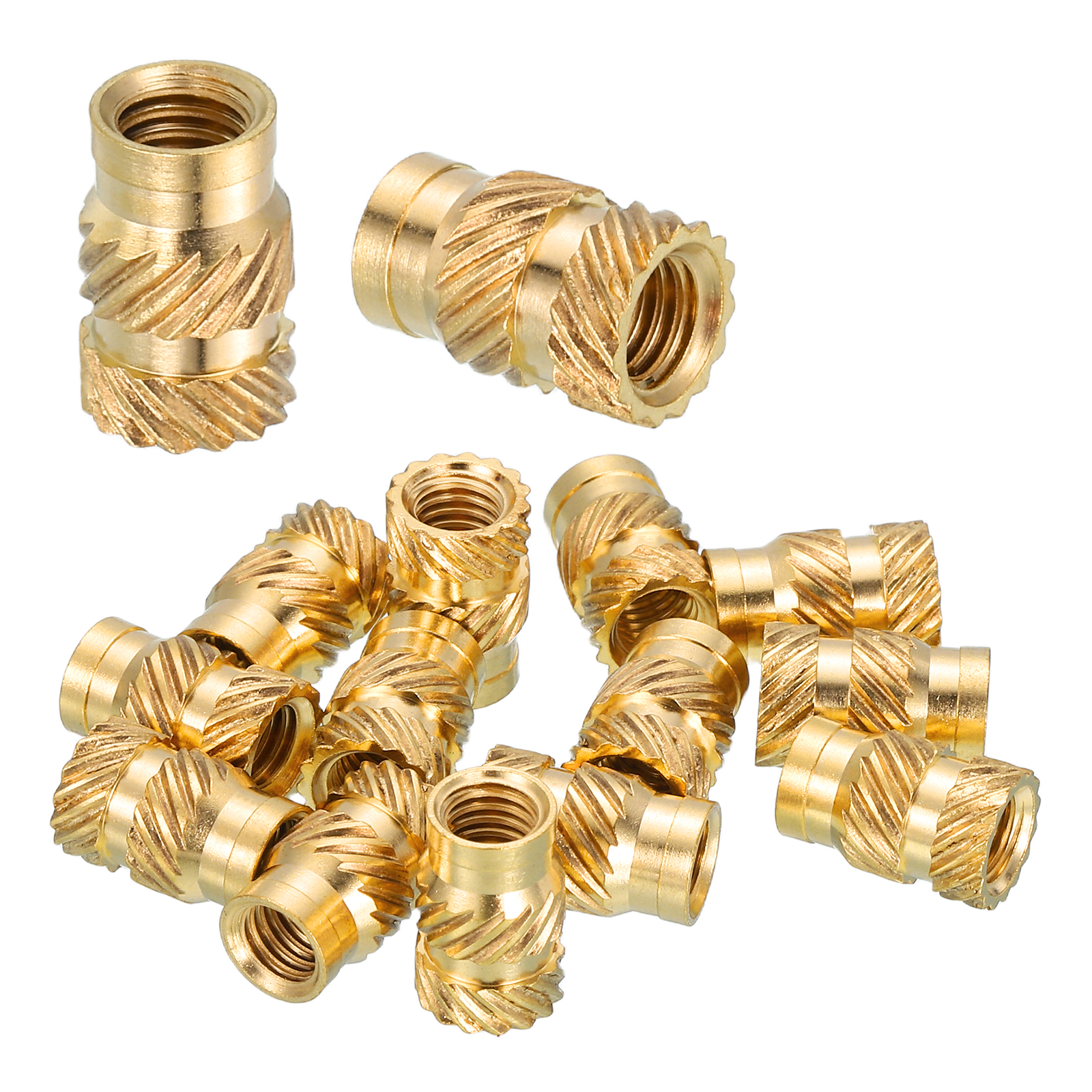 Heat Set Threaded Inser Uxcell Heat Set Threaded Inserts, 15 Pcs #8-32 x 7/16