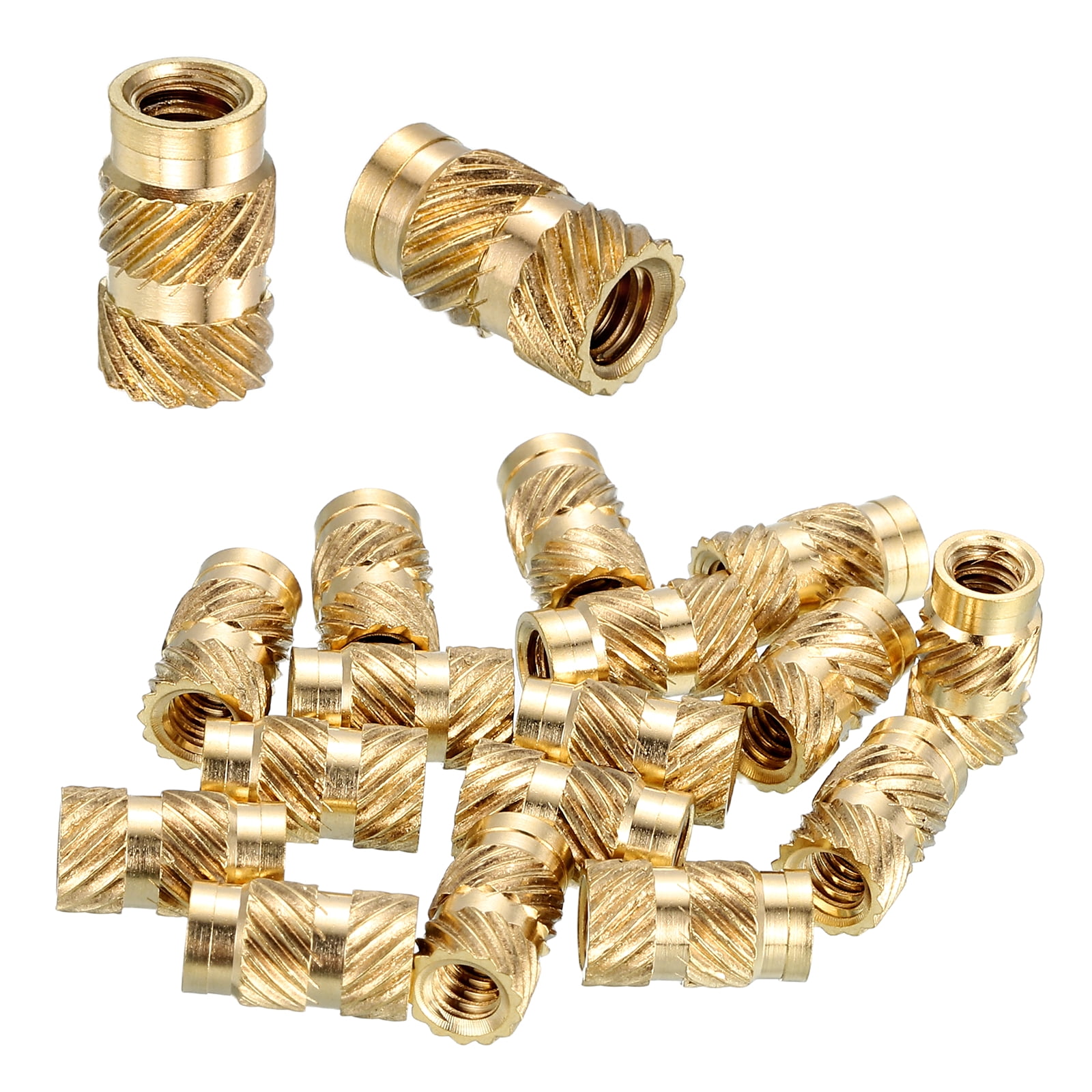 Uxcell Heat Set Threaded Inserts, 25 Pcs #6-32 x 3/8