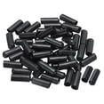 thumbnail image 1 of Uxcell Heat Shrink End Cap 8mm 2:1 Ratio Waterproof Electrical Wire Wrap Sealed Heat Shrink Tubing Caps, Pack of 50, 1 of 5