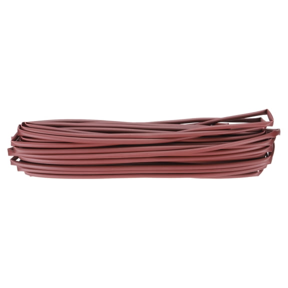 Uxcell Heat Shrink Tubing, 1/8 Inch ID 49 ft Long 2:1 Ratio PE Heat Shrink Cable Sleeve for Electrical Wire Insulation, Cable Management, Brown