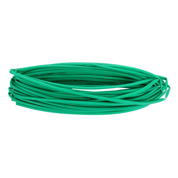 Uxcell Heat Shrink Tubing, 4/25 Inch ID 49 ft Long 2:1 Ratio Polyolefin Heat Shrink Cable Sleeve for Electrical Wire Insulation, Cable Management, Green
