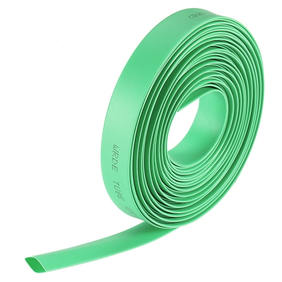 Uxcell Heat Shrink Tubing Ratio Shrinkable Tube Cable Sleeve 23ft Green mm 8