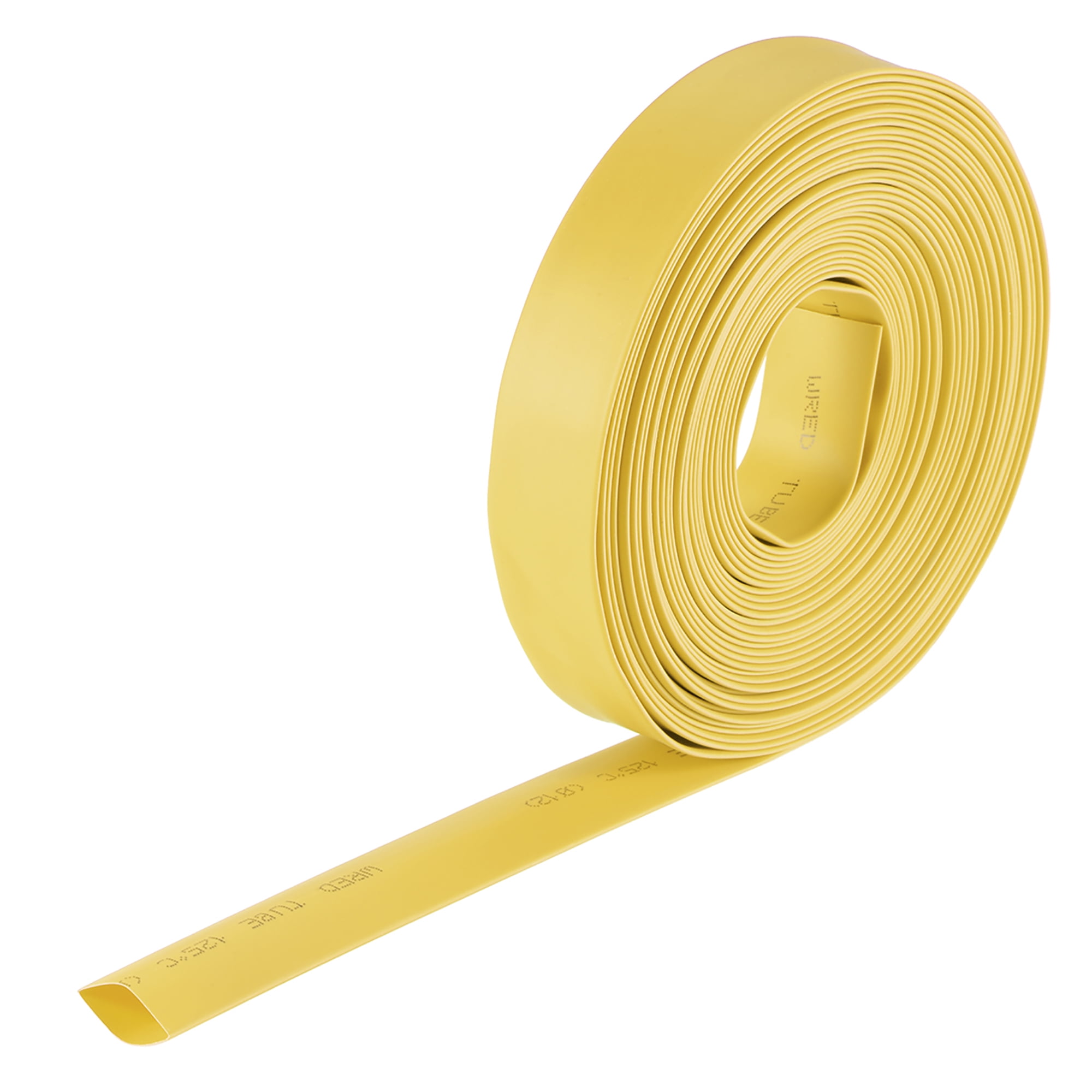 Uxcell Heat Shrink Tubing – 8mm Dia, 13mm Flat Width, 3 Meter Length – 2:1 Shrink Ratio – White – For Electrical Insulation, Wire Protection, Cable Bundling