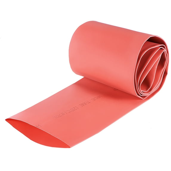 Uxcell Heat Shrink Tubing, Shrink Tube Cable Sleeve 3.3ft Red 2.76 in