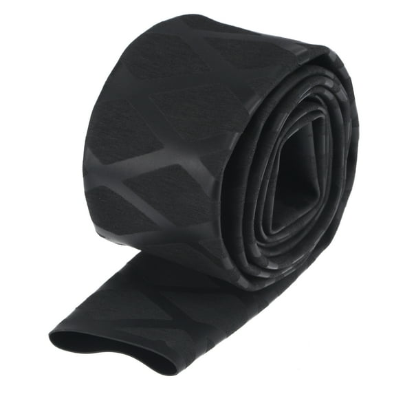 Uxcell Heat Shrink Wrap Tubing for Fishing Rod Grips, 25mm Dia 42mm Flat 3.3ft 1.8:1 rate Black