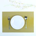 thumbnail image 1 of Uxcell Heat-resistant Modern Style Table Mats Woven Placemats Green 4Pack, 1 of 7