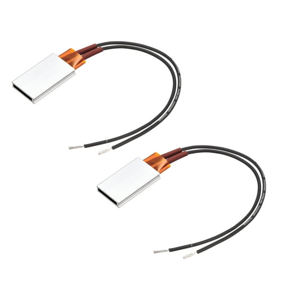 Uxcell Heating Element 12V 2W-15W 70C Consistent Temperature Ceramic Thermostatic for Heating 2pcs