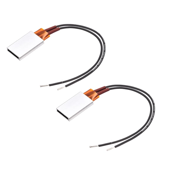 Uxcell Heating Element 24V 2W-15W 70C Consistent Temperature Ceramic Thermostatic for Heating 2pcs