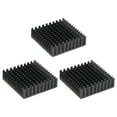 thumbnail image 1 of Uxcell Heatsink Aluminum Heat Sink with Thermal Sticker for Raspberry Pi and Other Electronics 40x40x11mm 3 Black, 1 of 6