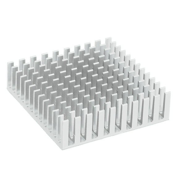 Uxcell Heatsink Aluminum Heat Sink with Thermal Sticker for Raspberry Pi and Other Electronics 40x40x11mm 1 White