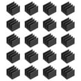 thumbnail image 1 of Uxcell Heatsink Aluminum Heat Sink with Thermal Blue Sticker for Raspberry Pi and Other Electronics Black 7x7x6mm 20, 1 of 6