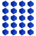 thumbnail image 1 of Uxcell Heatsink Aluminum Heat Sink with Thermal Blue Sticker for Raspberry Pi and Other Electronics Deep Blue 7x7x6mm 20, 1 of 6