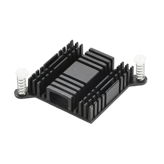 Uxcell Heatsink for North Bridge South Bridge Chip Cooler Black 38 x 38 x 10 mm 1 Set