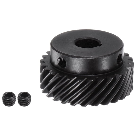 Uxcell Helical Gear 10mm Inner Diameter 26T 1 Mod Steel Motor Gear, Right Direction