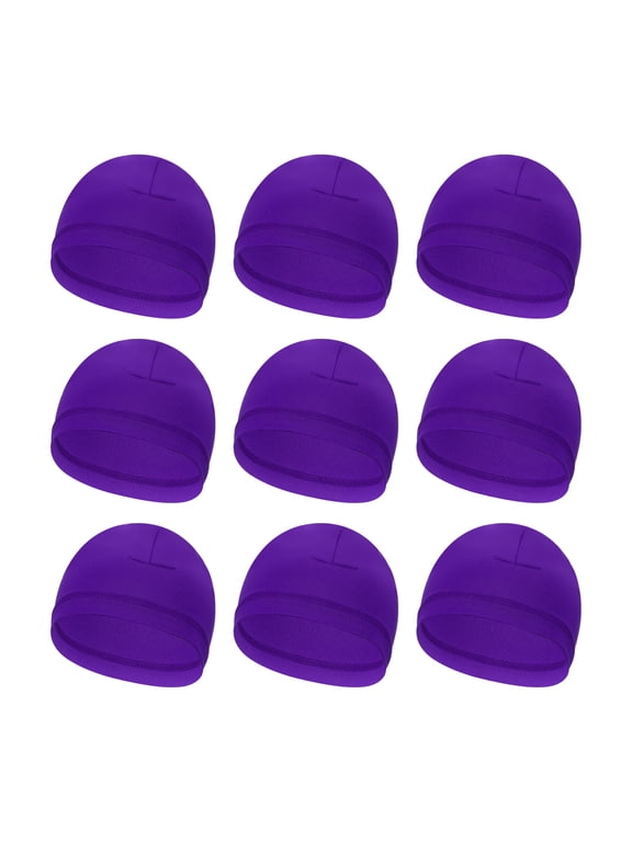 Helmet Liner Skull Cap for Men, Sweat Wicking Hats Stretchy Under Helmets Caps for Running Bicycle Motorcycle Cycling Purple