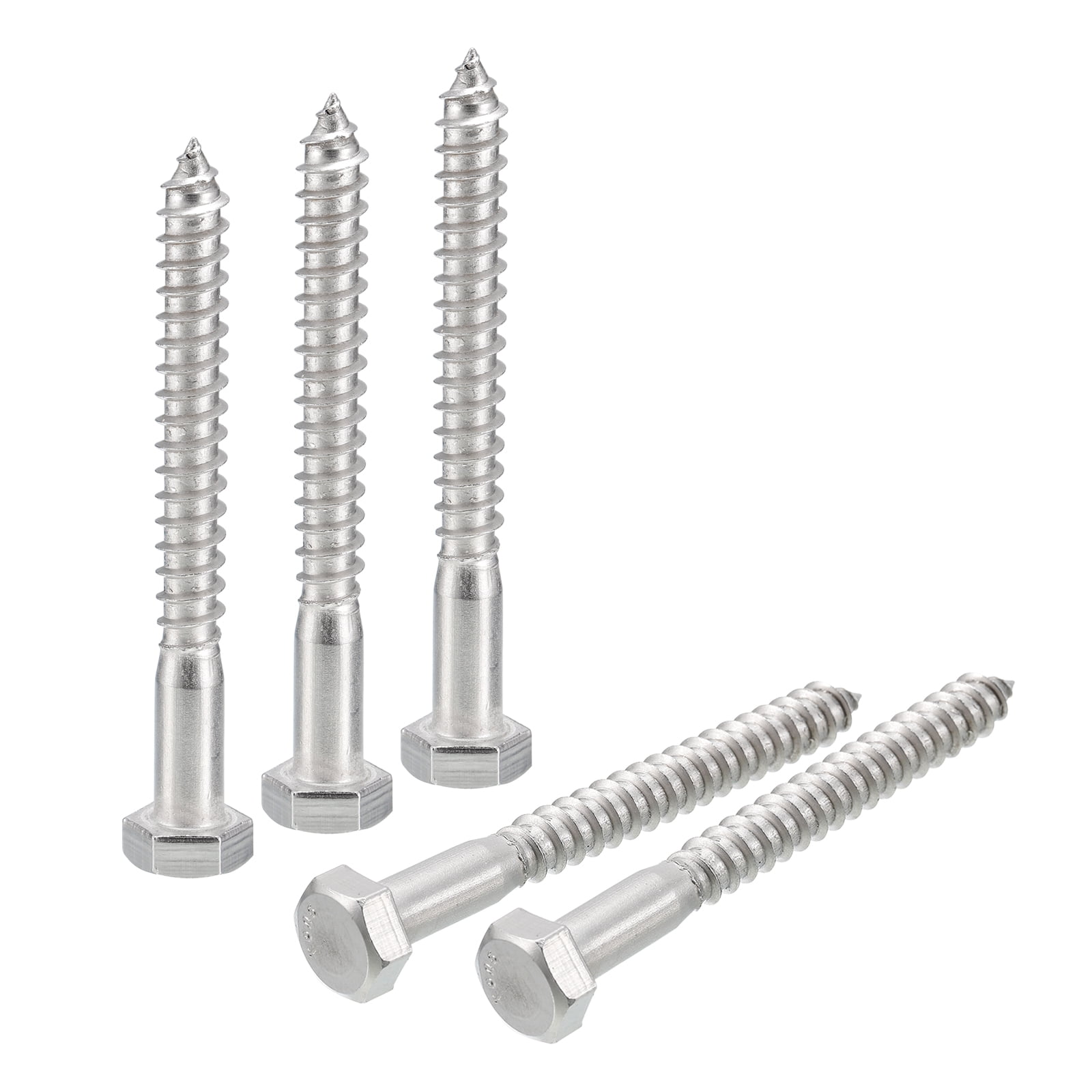 Uxcell Hex Head Lag Screws Bolts 5 16 X 3 304 Stainless Steel uxcell-hex-head-lag-screws-bolts-5-16-x-3-304-stainless-steel