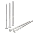 thumbnail image 1 of Uxcell Hex Head Lag Screws Bolts, 5/16" x 5" 304 Stainless Steel Partial Thread Wood Screws, 15 Pack, 1 of 7