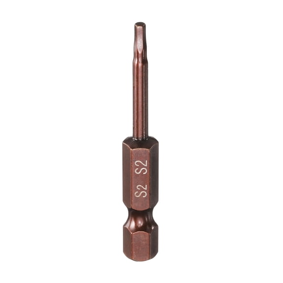 Uxcell Hex Head Wrench Drill Bit 2mm(H2) Metric 1/4" Hex Shank 2"(50mm) Length S2 Steel Magnetic Impact Drivers Screwdriver Bit Industrial Grade Hexagon Electric Drill Bits