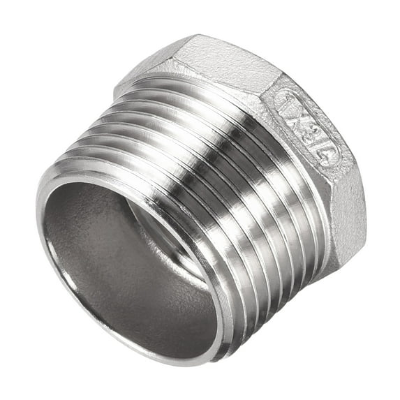 Uxcell Hex Reducing Bushing, Male to Female Pipe Fitting Reducer Adapter 1 PT x 3/4 PT