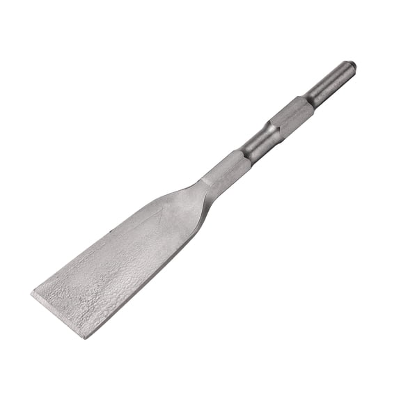 Uxcell Hex Shank Floor Scraper Chisel 11" x 1.9"  Steel Jack Hammer Chisel Bit for Electric Demolition Gardening Landscaping Digging Cutting (Blade Width: 49mm)